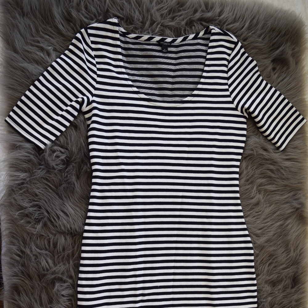 Ann Taylor Striped Dress